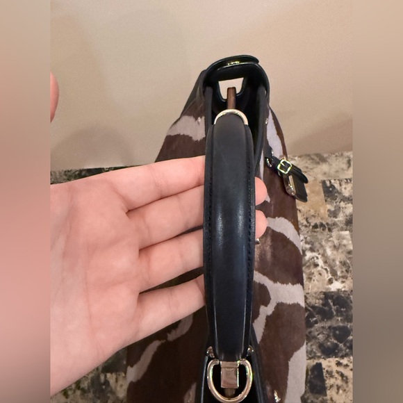 Coach Gramercy Satchel in Zebra-Print Haircalf - Picture 11 of 16